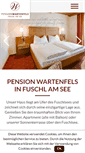 Mobile Screenshot of pension-wartenfels.at